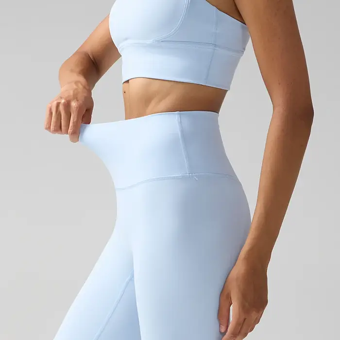 Taille haute sensation nue Leggings femmes Fitness course Yoga Leggings pantalon énergie gymnase ser