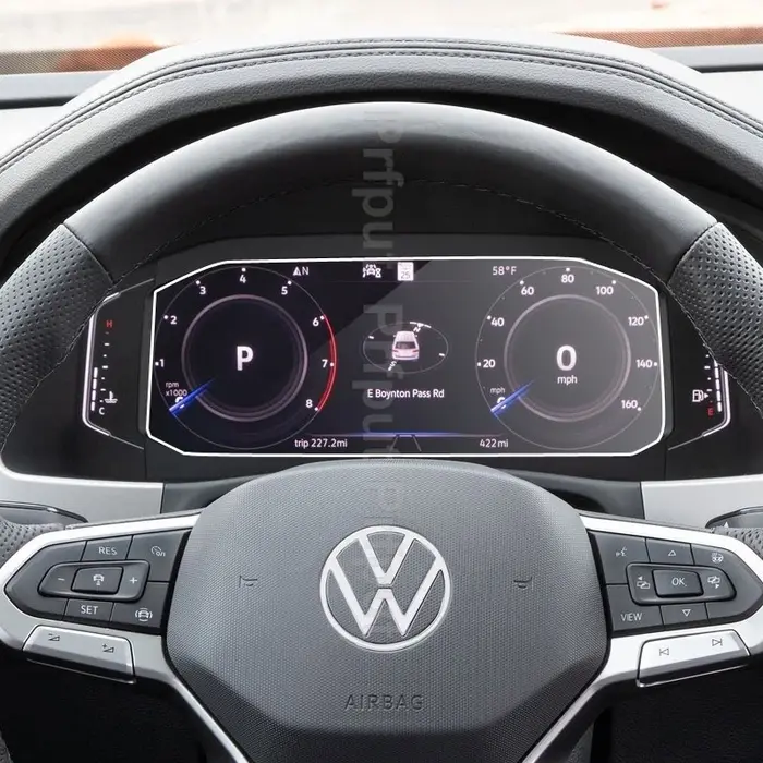 Pour Volkswagen VW Tiguan Atlas 2018 2019 2020 verre trempé voiture tableau de bord moniteur Film pr