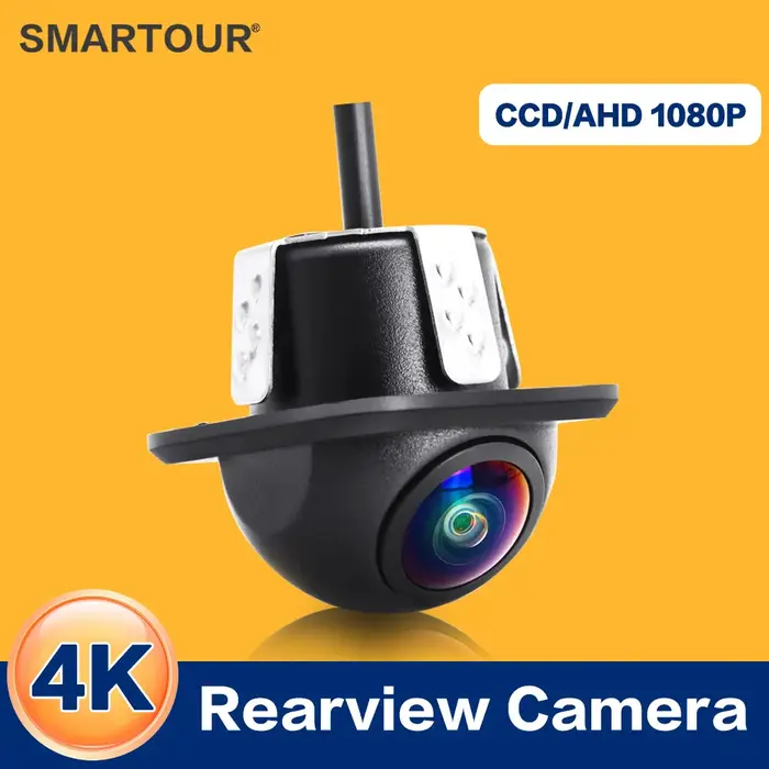 Smartour-Caméra de recul CVBS pour tous les moniteurs DVD Android, vision nocturne, lentille fisheye