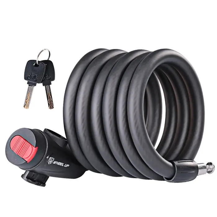 Serrure Wirerope antivol acier inoxydable longueur 1.2m 1.8m pour VTT moto de route accessoire vélo portable sécurité vélo occasionnels