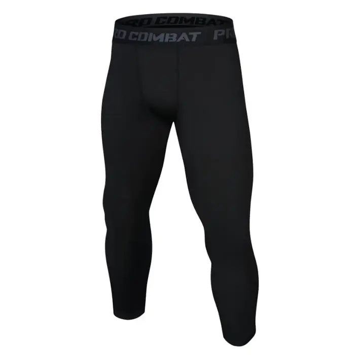 Leggings de football et de basket-ball pour hommes, entraînement à haute élasticité, fitness sportif