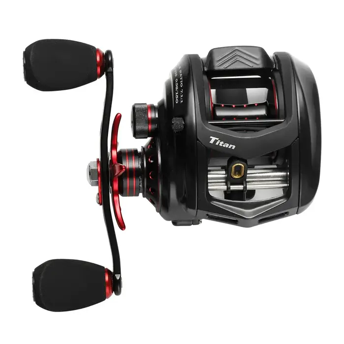 TEUKIM-Moulinet de pêche à cadre en aluminium RapDuty Baitcasting, Max Drag, Big Fish, Eau salée et 