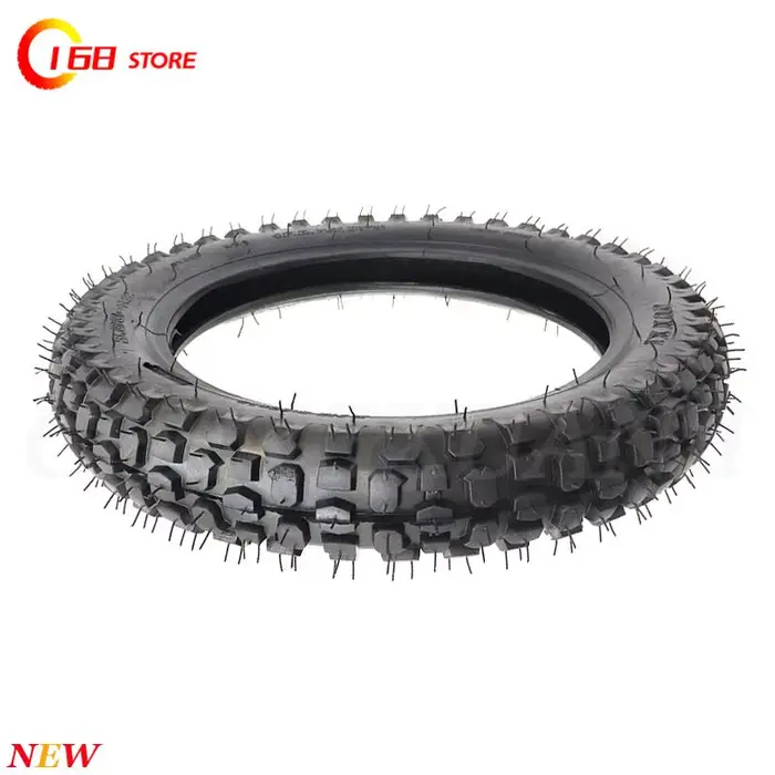 Pneu et chambre à air de haute qualité 3.00-12 80/100-12, pneu de 12 pouces pour moto tout-terrain, motocross, dirt bike