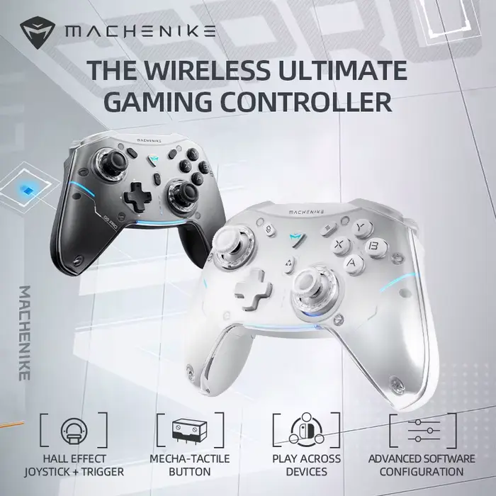 Manette de jeu sans fil Machenike, G5 Pro Elite, Hall Trigger Joystick, Mecha-Tactile, lèvent pour S