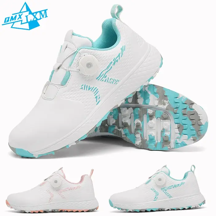 LiXingMing chaussures de Golf femmes rose professionnel étanche à l'eau chaussures de Sport de Golf 