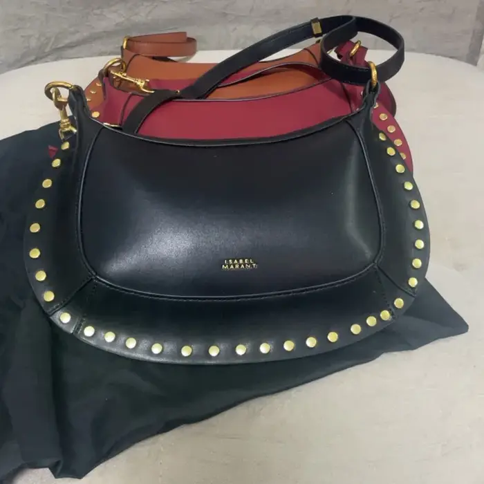 Nouveau sac lune tendance, rivets classiques, mode féminine, rétro, sac à bandoulière, sac à main, s