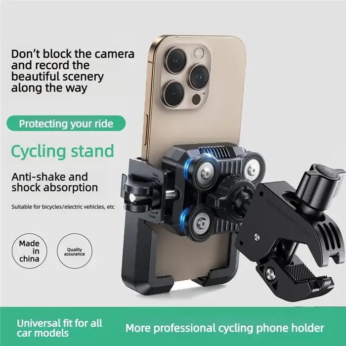 Support de telephone pour velo design convivial pour trottinettes electriques vtt motos tout terrain et cameras de moto occasionnelle et quotidienne