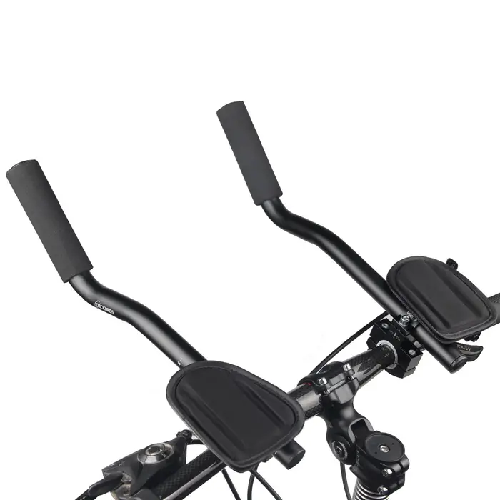 Guidon de repos de vélo fendu en alliage d'aluminium, poignée TT, pièces de cyclisme de course, acce