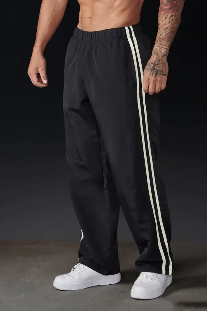 GYM populaire pantalons longs hommes course décontracté jambe droite pantalons de survêtement automn