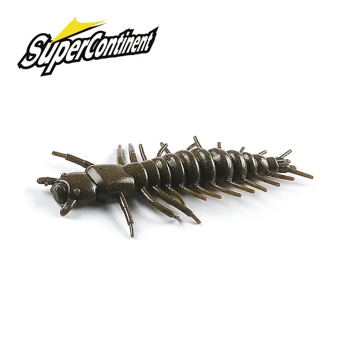 Zaza Larva – leurre souple flottant en Silicone, appât souple, 75mm/50mm, pour la pêche, nouveauté 2