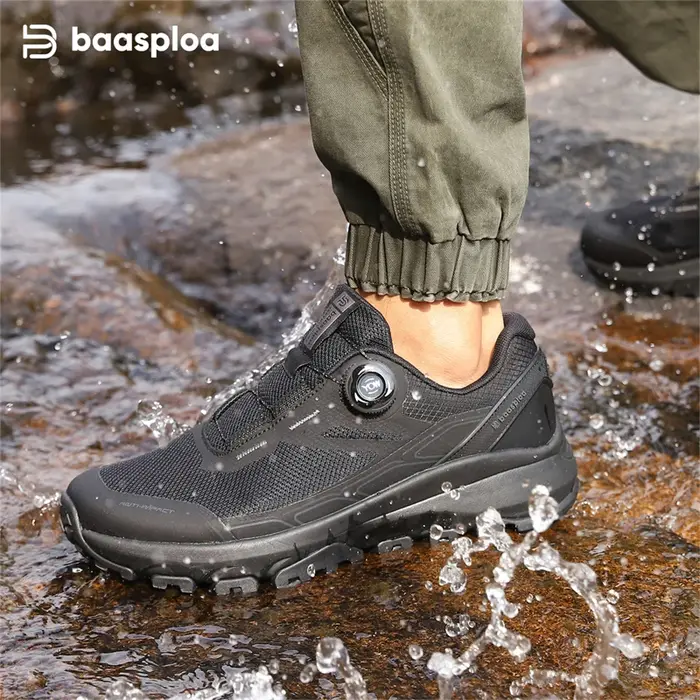 Baasploa – chaussures de randonnée pour hommes, chaussures d'extérieur en maille respirante, de voya