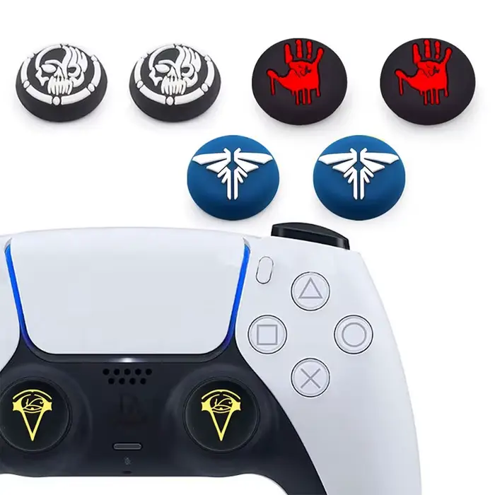 Capuchon de poignée en Silicone souple, 2 pièces, pour Sony Playstation 5 4 PS5 PS4 XBOX Switch Pro,