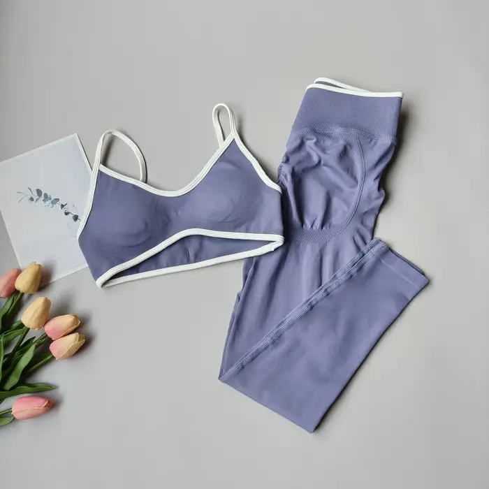 Ensemble de Fitness sans couture pour femmes, survêtement, ensembles de Yoga, vêtements d'entraîneme