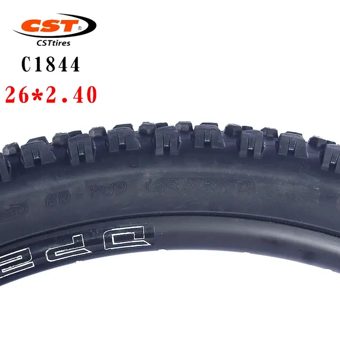 Pneu de vélo de montagne CST ROCK HAWK 26 pouces C1844, fil d'acier, 26*2.40 27.5*2.25, pneu VTT ren