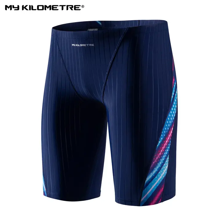 MY KILOMETRE Hommes Swim Jammers Maillot de Bain Maillots de bain d'équipe de natation compétitive M