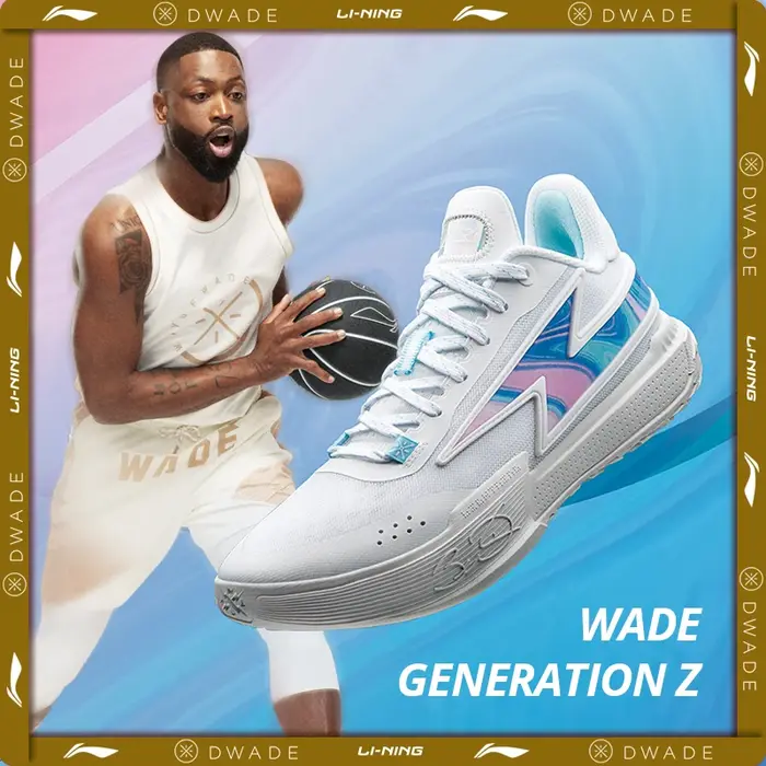 Li-ning hommes WADE GENERATION Z sur terrain chaussures de basket-ball respirant coussin doublure fi