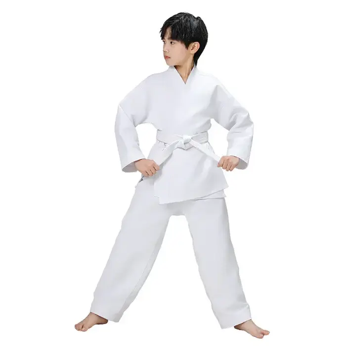 Nouvel uniforme de karaté respirant pour enfants et adultes, pantalons et vestes légers, uniforme d'