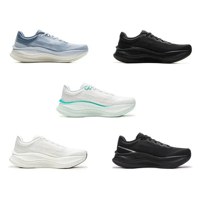 Chaussures de course LiNing YUEYING 5 PRO pour hommes avec amorti optimisé et embout large SUPER BOO