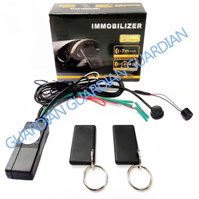 Système d'alarme de voiture à verrouillage automatique du moteur sans fil, antidémarrage RFID, dispo
