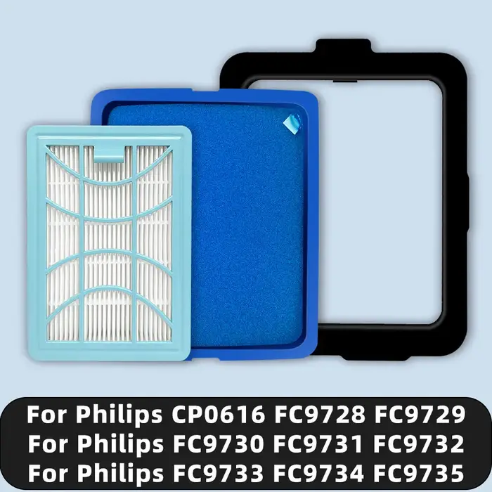 Filtre HEPA compatible avec Philips PowerPro Expert CP0616 FC9728 FC9729 FC9730 FC9731 FC9732 FC9733