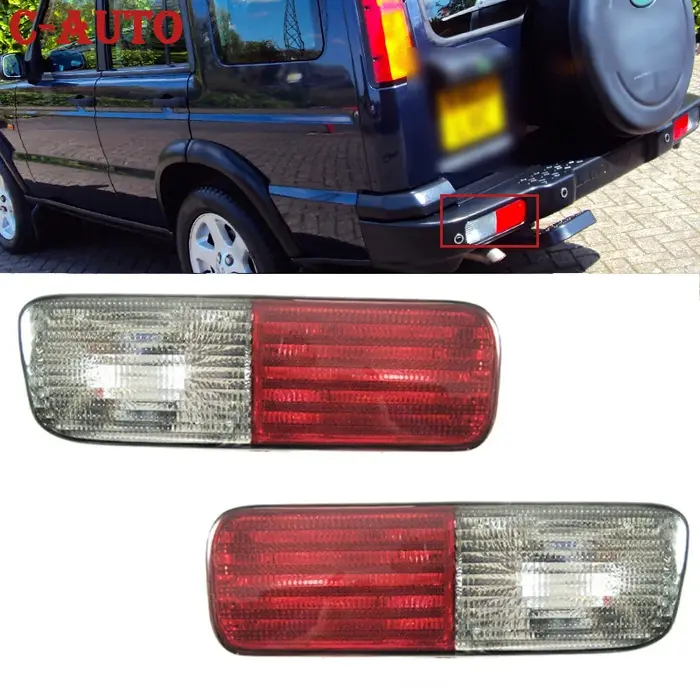 Clignotant et feu de freinage pour Land Rover Discovery 2, réflecteur de pare-chocs arrière, antibro