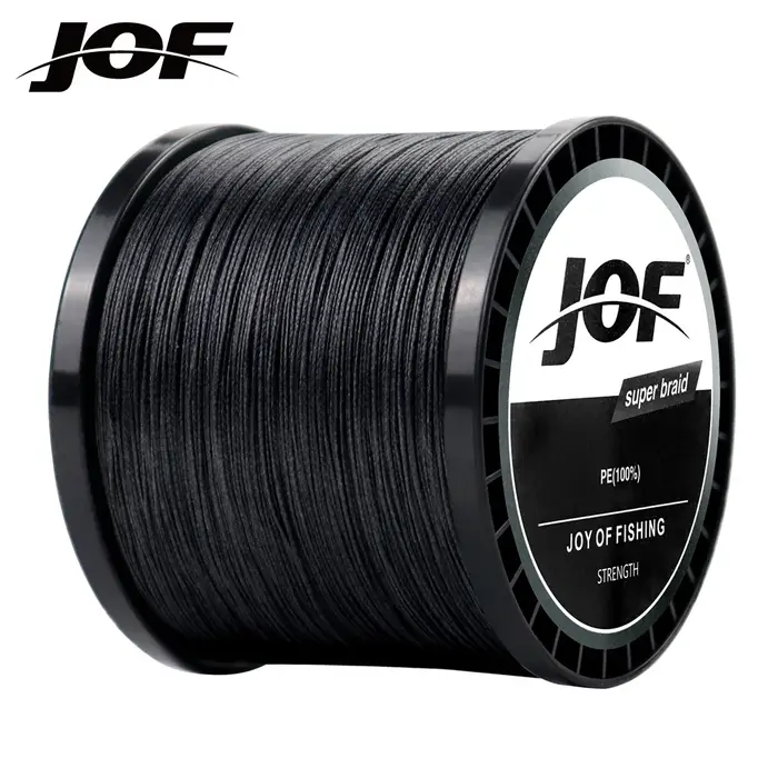 JOF-Ligne de pêche tressée à 4 brins, 1000m, 500m, 300m, Multimessieurs, Pêche à la carpe, Ligne PE,
