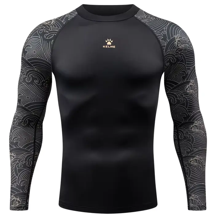 Tenue de gardien de but Kelme Loong 2024 manches longues pour hommes style rétro design sportif pour football et fitness