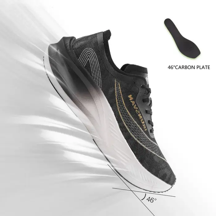 Chaussures de Course Homme IRUNSVAN Plaque Carbone - Marathon Stable Léger Rebond