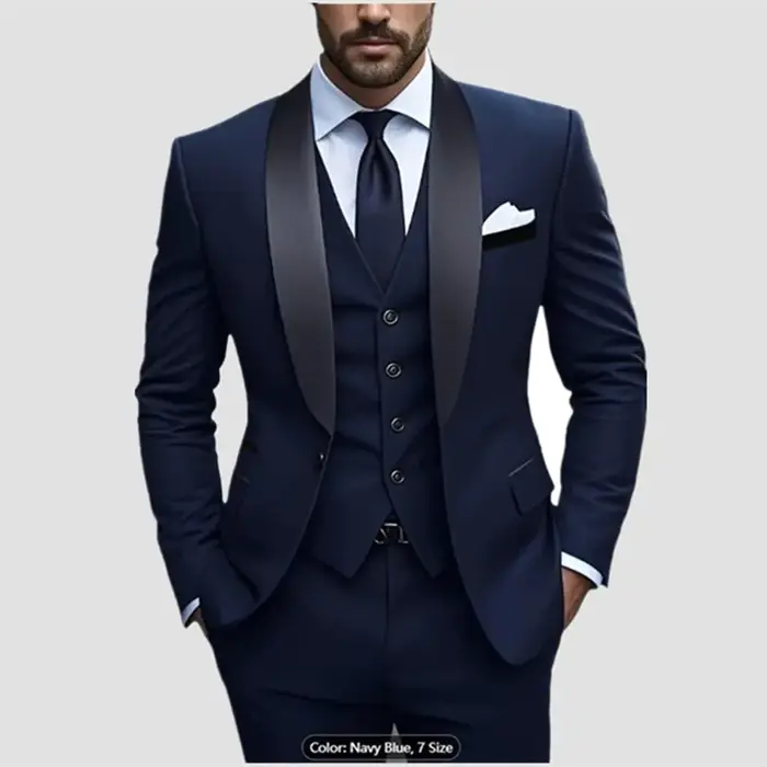 Costume de bal de smoking pour hommes, coupe cintrée, blazer de mariage pour marié, robe de luxe de 