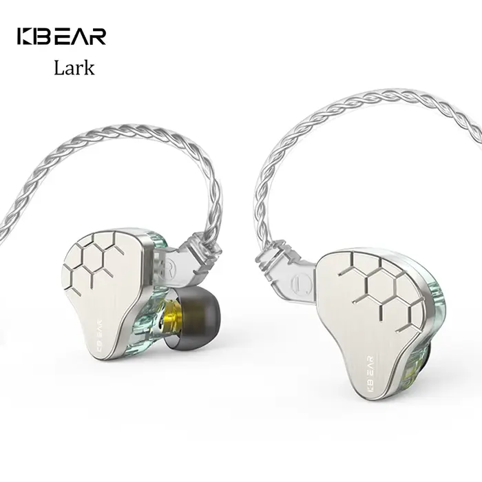 KBEAR Lark hybride 1DD + 1BA pilote KS1 casque HiFI écouteur câble casque musique Sport dans l'oreil