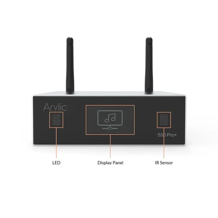 Arylic-Préamplificateur S50 Pro + WiFi et AptX HD, avec ESS Sabre Dac AKM ADC Multiroom Airplay Tida