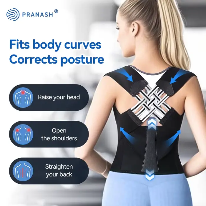 Ceinture de posture dorsale réglable pour hommes et femmes, prévention de l'avachissement de Charler
