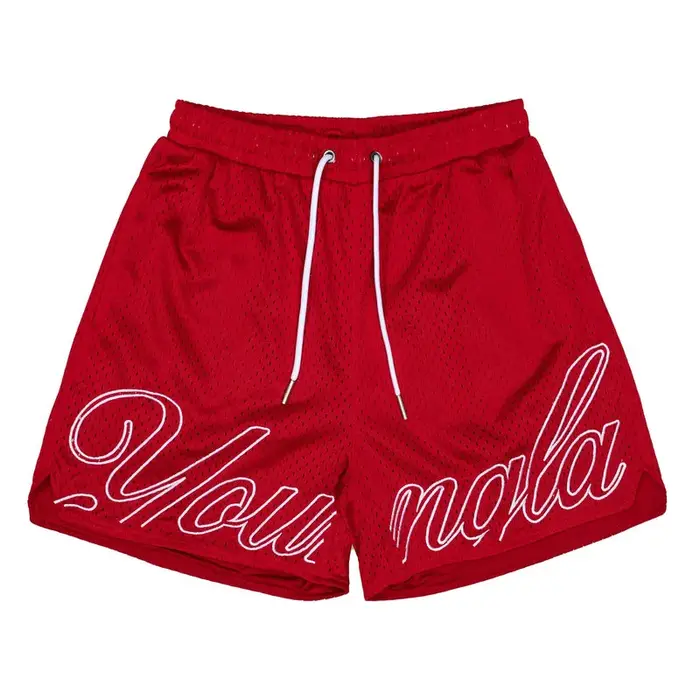 2025 Shorts de sport en maille pour hommes, séchage rapide, Hipster, boxe, jambes, trou d'entraîneme